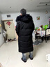 俞兆林 長款羽絨服男冬季中青年過膝男士毛領外套加厚保暖男裝衣防寒服 黑色 180/XL 建議(140-160斤)穿 曬單實拍圖
