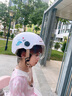 友柏新國標(biāo)3c認(rèn)證兒童頭盔男女小孩寶寶電動摩托車安全帽半盔夏季四季 新國標(biāo)3C白色鯨魚【4-15歲可戴】透明短鏡 新國標(biāo)GB811-2022 曬單實(shí)拍圖