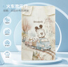 巴布豆（BOBDOG）兒童睡袋防踢被子嬰兒寶寶睡袋春秋款紗布竹棉蓋毯6層70*110cm 曬單實(shí)拍圖