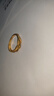 卡鉑亞 黃金戒指女 足金999麥穗戒指穗穗平安對戒結婚指環(huán)送女友送老婆 3.92克 面寬約5.2mm 曬單實(shí)拍圖