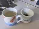 景德鎮（jdz）生肖龍陶瓷家用大容量喝水辦公室茶杯帶蓋過(guò)濾青花玲瓏馬克杯送禮 龍騰茶漏杯 曬單實(shí)拍圖