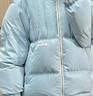 PSO Brand【雙面穿】可愛(ài)小狗白鴨絨羽絨服男冬季保暖情侶裝外套 奶油卡其/淺藍 Khaki M 曬單實(shí)拍圖
