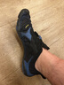 Vibram新款公路跑步五指鞋男戶(hù)外晨跑健身運動(dòng)鞋透氣耐磨跑步鞋 V-RUN 黑色/藍色 41 曬單實(shí)拍圖