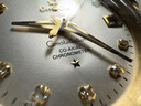 【二手99新】歐米茄（OMEGA）星座系列男表18K黃金/玫瑰金35MM自動機(jī)械背透機(jī)芯瑞士天文認(rèn)證 123.20.35.20.52.002銀盤鉆刻 曬單實拍圖