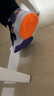 特步（XTEP）【掣風(fēng)2.0】?jì)和写笸型@球鞋小學(xué)生男孩童鞋緩震防滑籃球鞋 黑/紫外光 【掣風(fēng)2.0密網(wǎng)】 34 碼 曬單實(shí)拍圖