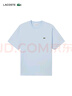LACOSTE法國鱷魚(yú)男裝25春夏新款純色簡(jiǎn)約休閑純棉短袖T恤|TH7318 T01/淺藍色 L 5 曬單實(shí)拍圖