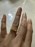 中國黃金在逃公主黃金戒指女足金戒子紀念日禮物送女友老婆生日實(shí)用 京速達-足金蝴蝶結戒指12-13# 曬單實(shí)拍圖