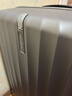 新秀麗（Samsonite）行李箱25英寸拉桿箱豎條紋大容量旅行箱托運密碼箱拿鐵咖GU9 曬單實(shí)拍圖