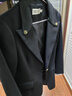 經(jīng)典故事（JANE STORY）正裝黑色小西裝外套女春秋2025新款設計感一?？酆?jiǎn)約氣質(zhì)通勤西服 黑色 M 曬單實(shí)拍圖