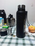 慕馨（moosen）防摔玻璃杯大容量泡茶杯男士水杯子茶水分離智能防燙高硼硅 800ML【一杯雙蓋+把手蓋可喝水】 曬單實(shí)拍圖