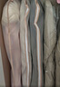 EACHY衣服防塵罩加厚西服大衣防塵罩羽絨服衣物防塵袋掛衣袋-粉大5個(gè)裝 曬單實(shí)拍圖