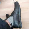 卡帝乐鳄鱼（CARTELO）一脚蹬男士软底真皮商务舒适休闲皮鞋男 6931 黑色 39  实拍图