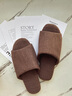 XGGC日式軟底開(kāi)口棉麻拖鞋女木地板防滑室內家居亞麻透氣四季拖鞋男士 咖啡色 44-45 曬單實(shí)拍圖