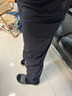SANFO PLUS三夫戶(hù)外軟殼褲加強耐磨游俠雙面織戰術(shù)秋冬男防潑水防風(fēng)保暖褲 黑色 S 曬單實(shí)拍圖