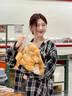 佐敘連帽格子長(cháng)袖襯衫外套女2025秋季新款慵懶風(fēng)寬松休閑港風(fēng)學(xué)生上衣 藏青色 L （110-125斤） 曬單實(shí)拍圖