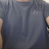 阿迪達斯短袖男2025運動(dòng)健身戶(hù)外親膚透氣輕薄速干T恤衫 深灰/淺灰 M 曬單實(shí)拍圖
