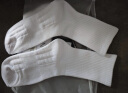 FitonTon4双装毛巾袜子男夏季纯棉袜子长筒运动袜篮球袜白色袜子抗菌防臭 晒单实拍图
