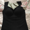 婷美婷美蠶絲羊毛免穿保暖背心女秋冬V領(lǐng)無(wú)痕顯瘦美體打底衫 小暖皮-夜幕黑*1件裝 L 適合120-140斤 曬單實(shí)拍圖
