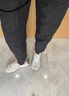 TOP GLORIAbilide內(nèi)增高男鞋8cm隱形增高鞋子男運(yùn)動(dòng)休閑鞋復(fù)古板鞋潮流男鞋 8cm增高棕色8S732-8 37 曬單實(shí)拍圖