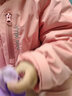 davebella戴維貝拉兒童棉服女童棉衣外套冬裝男童寶寶加厚連帽棉襖DB16285深粉色120cm 曬單實(shí)拍圖