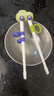 babycare兒童訓練筷自動(dòng)回彈學(xué)習筷虎口3-6歲練習筷蒂普奇綠-無(wú)收納盒 曬單實(shí)拍圖
