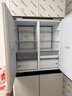 美的（Midea）首創(chuàng)45cm超薄嵌入餐邊柜家用客廳冰箱左餐右廚大容量底部散熱十字四開門國家補貼BCD-427WUSGPZM 曬單實拍圖