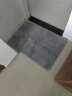 ACEBON 卫生间地垫浴室吸水门垫门口进门速干脚垫厕所防滑洗手间垫子 灰色 60*90cm 实拍图