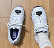 斯凱奇（Skechers）女鞋小白熊女士休閑鞋子厚底增高百搭運動(dòng)軟底老爹鞋女99999863 白色/海軍藍色/WNV1 39 曬單實(shí)拍圖