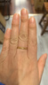 世紀(jì)緣足金古法素圈磨砂戒指男女款情侶指環(huán)對戒實(shí)心款七夕禮物送女友 約1.52g【圈號15】多退少補(bǔ) 帶國檢 曬單實(shí)拍圖