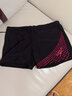 速比濤（Speedo）泳褲男日常訓(xùn)練專業(yè)高彈舒適側(cè)面印花抗氯防曬防尷尬平角游泳褲 黑色/中國(guó)紅 XL (38) 身高185/體重90腰圍/97 曬單實(shí)拍圖