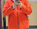 迪卡儂（DECATHLON）硬殼沖鋒衣男女春秋登山防風(fēng)防水單層夾克風(fēng)衣運動(dòng)外套MH500 2024 霞光橙（男女同款）- 亞洲款 新款上市 2XL 曬單實(shí)拍圖