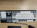 黑爵（AJAZZ）AK35I机械键盘 有线游戏键盘 PBT键帽 纯净白光 游戏 电脑 笔记本 吃鸡键盘 灰白色 茶轴 实拍图