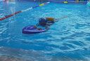 阿瑞娜arena儿童泳镜 日本进口高清防雾防水大框舒适温泉海边游泳眼镜 男孩女孩通用游泳镜AGL5100J-BLU蓝 实拍图