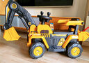 活石（LIVING STONES）兒童電動(dòng)車(chē)挖掘機可坐大人可挖土2-9歲汽車(chē)可駕駛遙控玩具車(chē)男孩 全電動(dòng)【電動(dòng)挖臂+音樂(lè )燈+禮包】 大型挖土機1-3歲寶寶小孩電動(dòng)車(chē) 曬單實(shí)拍圖