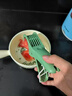 FVFH德國新款廚房不銹鋼蔬果切片器 多功能蔬菜沙拉水果切片切果器 蔬果切片器【綠色】1個(gè)裝 曬單實(shí)拍圖