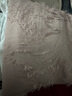 紅袖甜美氣質(zhì)雪紡小衫2025春季新款女裝羽毛剪花流蘇一字領(lǐng)小眾短上衣 灰粉111 M 曬單實(shí)拍圖