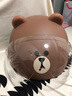 九號（Ninebot）電動(dòng)自行車(chē)LINE FRIENDS合作款夏盔可拆卸頭盔兒童款 布朗熊（滑板車(chē)平衡車(chē)適用） 曬單實(shí)拍圖