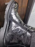 希馳男靴頭層羊皮馬丁靴男士真皮冬季加絨保暖高幫商務(wù)皮靴中幫棉皮鞋 黑色加絨 41  標(biāo)準(zhǔn)皮鞋碼 曬單實(shí)拍圖