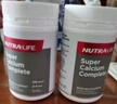 紐樂（Nutra-Life）維生素d3鈣片檸檬酸鈣鎂鋅維生素k2成人多維元素片 紐樂全方位鈣 120粒 （每日服用1-2粒） 曬單實拍圖