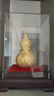 葫蘆擺件新中式絨沙金葫蘆擺件客廳玄關(guān)裝飾工藝品送老年人賀壽禮 RSJ福壽雙全葫蘆小號長(cháng)14.5寬14.5高19厘米 送長(cháng)輩生日禮物祝壽賀禮高檔葫蘆擺件 曬單實(shí)拍圖
