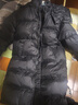 鴨鴨（YAYA）新款羽絨服男款長(zhǎng)款加厚連帽休閑保暖極寒外套FL 黑色 L /165 曬單實(shí)拍圖