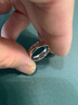 倔匠 5MM/999足銀男士戒指小指尾戒單身素面光面簡(jiǎn)約光圈可刻字女士 11號（手指周長(cháng)51MM） 曬單實(shí)拍圖