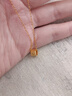 寶慶銀樓黃金項(xiàng)鏈足金999小蠻腰金項(xiàng)鏈碎碎金黃金吊墜套鏈女士送女友媽媽 項(xiàng)鏈約3.3g 曬單實(shí)拍圖
