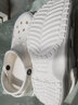 卡駱馳（crocs）洞洞鞋男鞋女鞋 2025夏季新款貝雅卡駱馳戶外運動透氣沙灘涼拖鞋 貝雅基礎款/白色/主推/偏大一碼 36 -37 M4W6/內(nèi)長22cm 曬單實拍圖