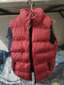 羽絨服男士馬甲秋冬季加厚保暖背心坎肩立領(lǐng)運動(dòng)馬夾外套 公版25188大紅色 M 曬單實(shí)拍圖