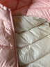 笛莎（DEESHA）童裝女童2025秋冬短款三防輕薄羽絨服外套 蜜桃粉 150 曬單實(shí)拍圖