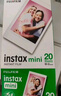 拍立得現貨拍立得相紙適用mini7+/7s/8/9/11/12/25/90/link系列通用膠卷 白邊相紙20張（單雙盒隨機） 曬單實(shí)拍圖