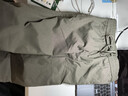名創(chuàng  )優(yōu)品（MINISO）美式直筒休閑褲男秋季新款時(shí)尚挺括寬松戶(hù)外運動(dòng)長(cháng)褲子 豆綠 L 曬單實(shí)拍圖