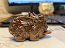 銅師傅 《吉祥貔貅》玄關(guān) 桌面 銅貔貅擺件 家居裝飾工藝品 曬單實(shí)拍圖