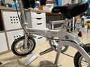 GOGOBIKE 14寸鋁合金超輕男女式成人單速碟剎小輪學(xué)生單車便攜折疊自行車 14寸鋁路寶/碟剎/天使白 曬單實拍圖